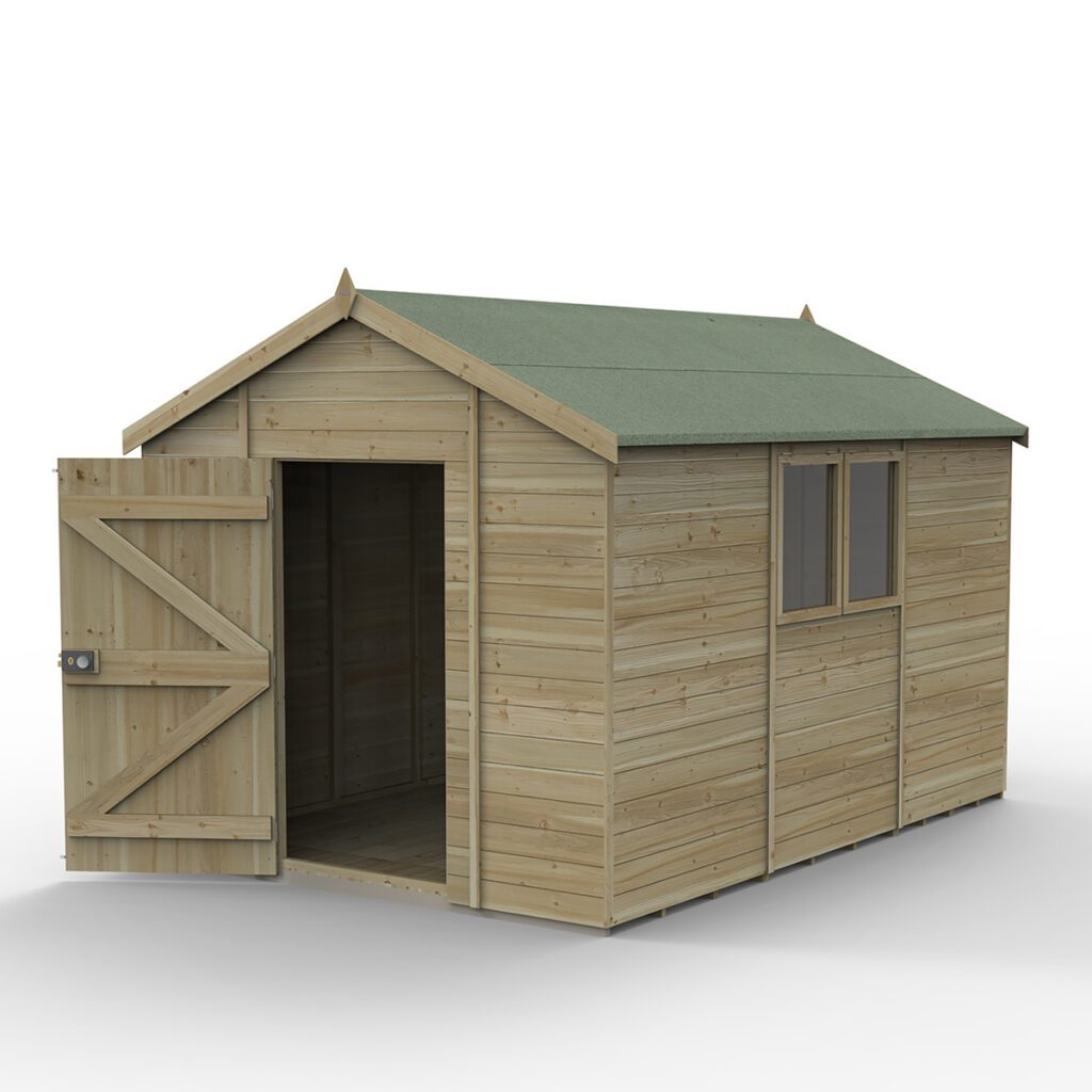 Timberdale 12×8  Apex Shed with Installation 5013053189092 2